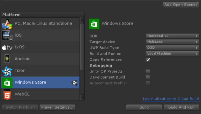 remotingbuildsettings